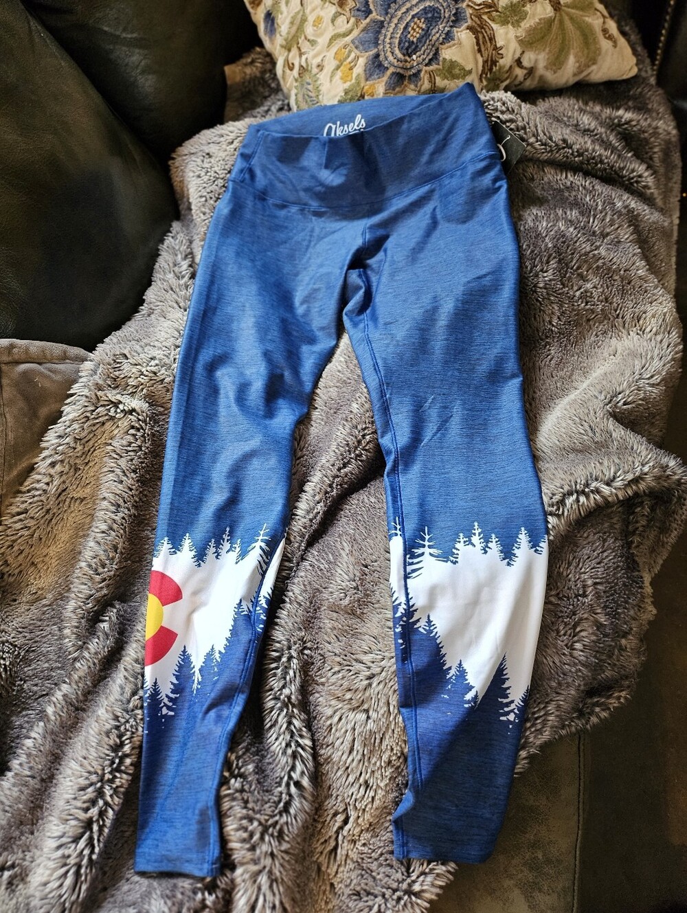 New W Tag Aksels Colorado Syretch Yoga Running Leggings M